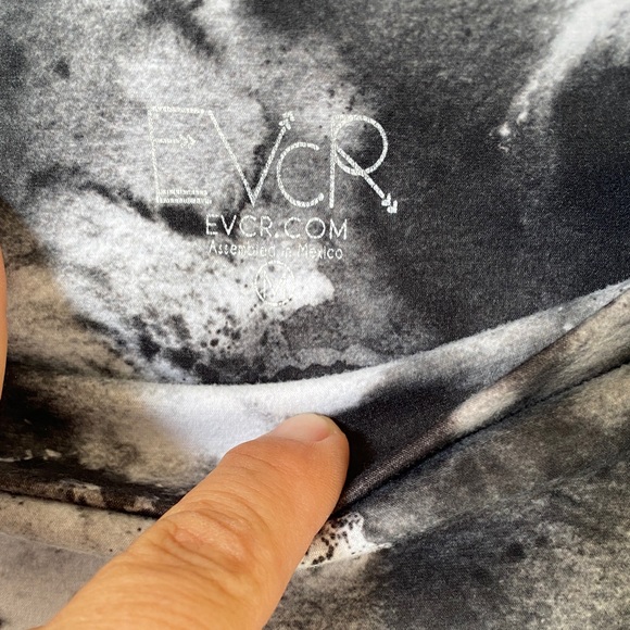 EVCR Women’s Black and Gray Tie-Dye workout Pants Size M - Picture 2 of 9